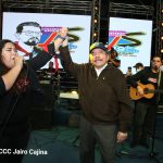 Artistas nicaragüenses participan de la clausura del Congreso Nacional de Juventud Sandinista