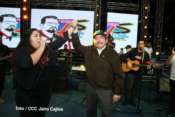 Artistas nicaragüenses participan de la clausura del Congreso Nacional de Juventud Sandinista