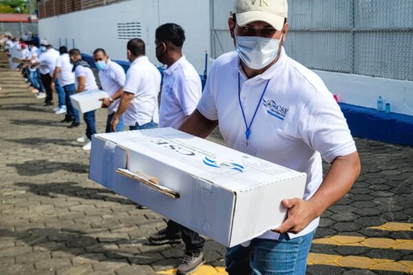 Trasladan material electoral a Centros de Votación de Managua