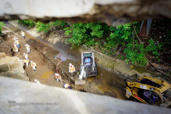Supervisan proyecto de talud en el barrio Altagracia de Managua