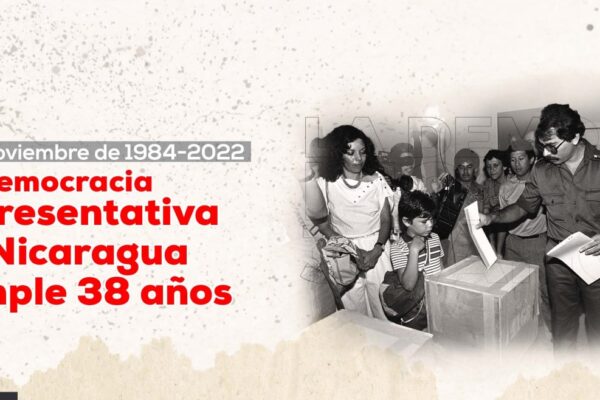 4 de noviembre de 1984-2022. La democracia representativa en Nicaragua cumple 38 años