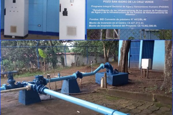 Continúan mejorando pozos de agua en Managua