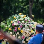 Oficiales de policías comprometidos con el heroísmo del Comandante Carlos Fonseca