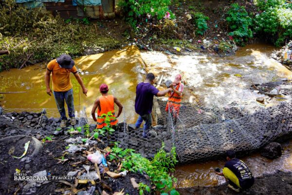 Garantizan bienestar a familias del sector 17 de Managua con obra de mitigación