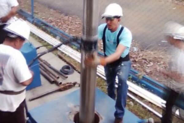 Casi listo nuevo pozo de agua en Colonia Nicarao de Managua