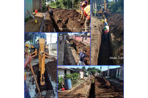 Avanza mejoramiento del sistema de agua en Jinotepe