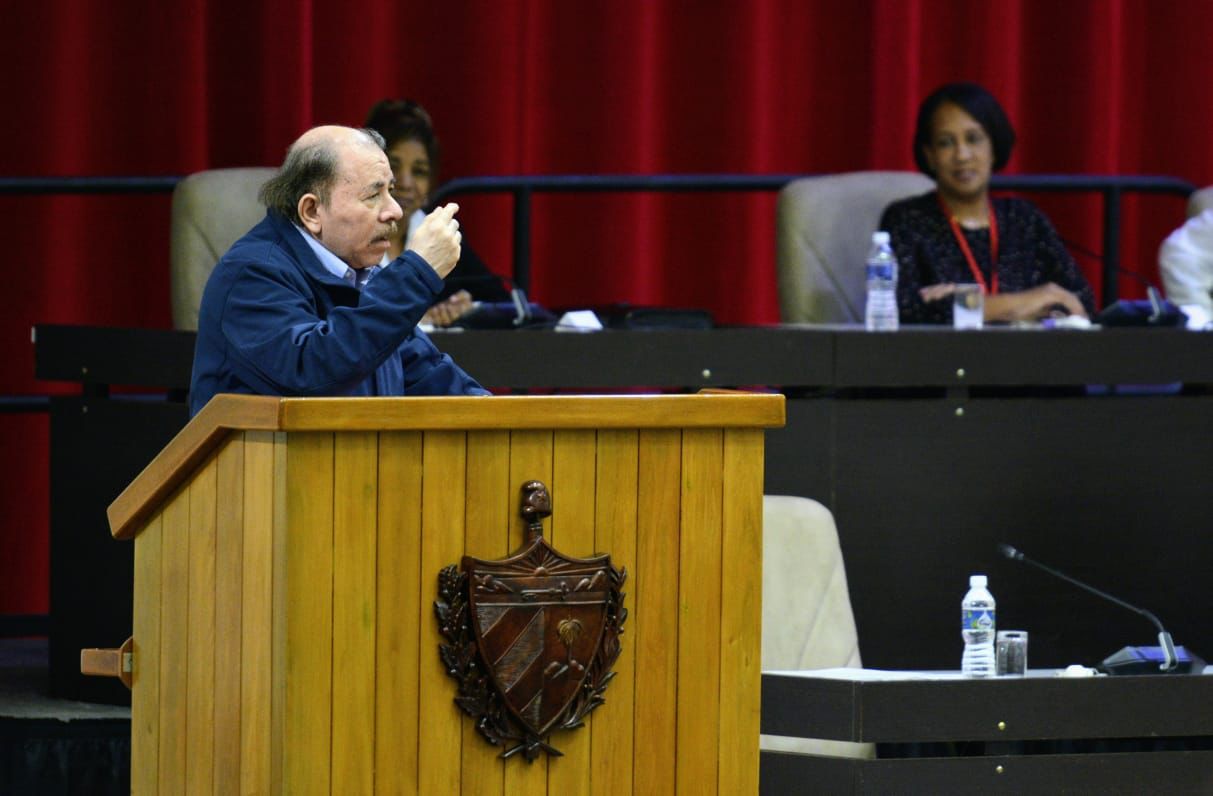 Comandante Daniel Ortega<br>en la XXII Cumbre del ALBA-TCP