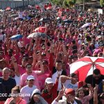 Militancia sandinista protagoniza multitudinarias caminatas en Nicaragua