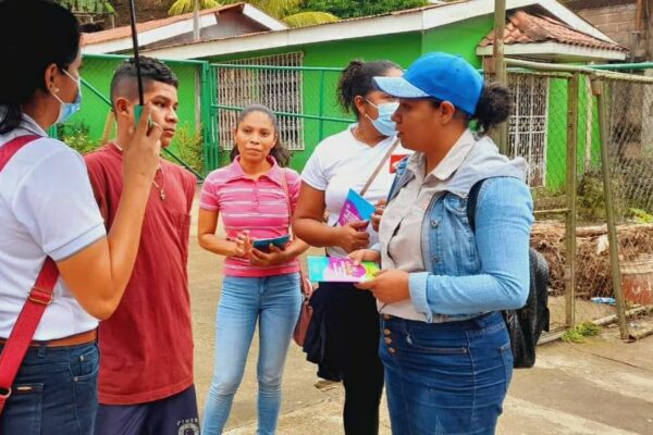 Continúa divulgación de estrategias familiares en Nicaragua