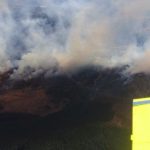 Declaran alerta roja por incendio en La Araucanía, Chile