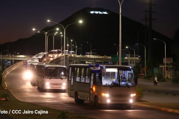 Flota de 150 buses rusos ya están en Managua