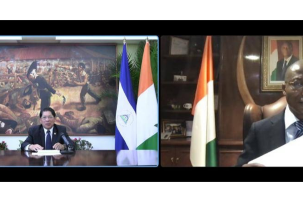 Nicaragua recibe Copias de Estilo de Embajador de Costa de Marfil