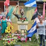 Militancia sandinista rinde homenaje al compañero Denis Gutiérrez