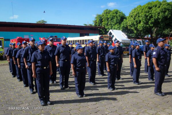 Apertura entrenamiento para nuevos bomberos en Nicaragua