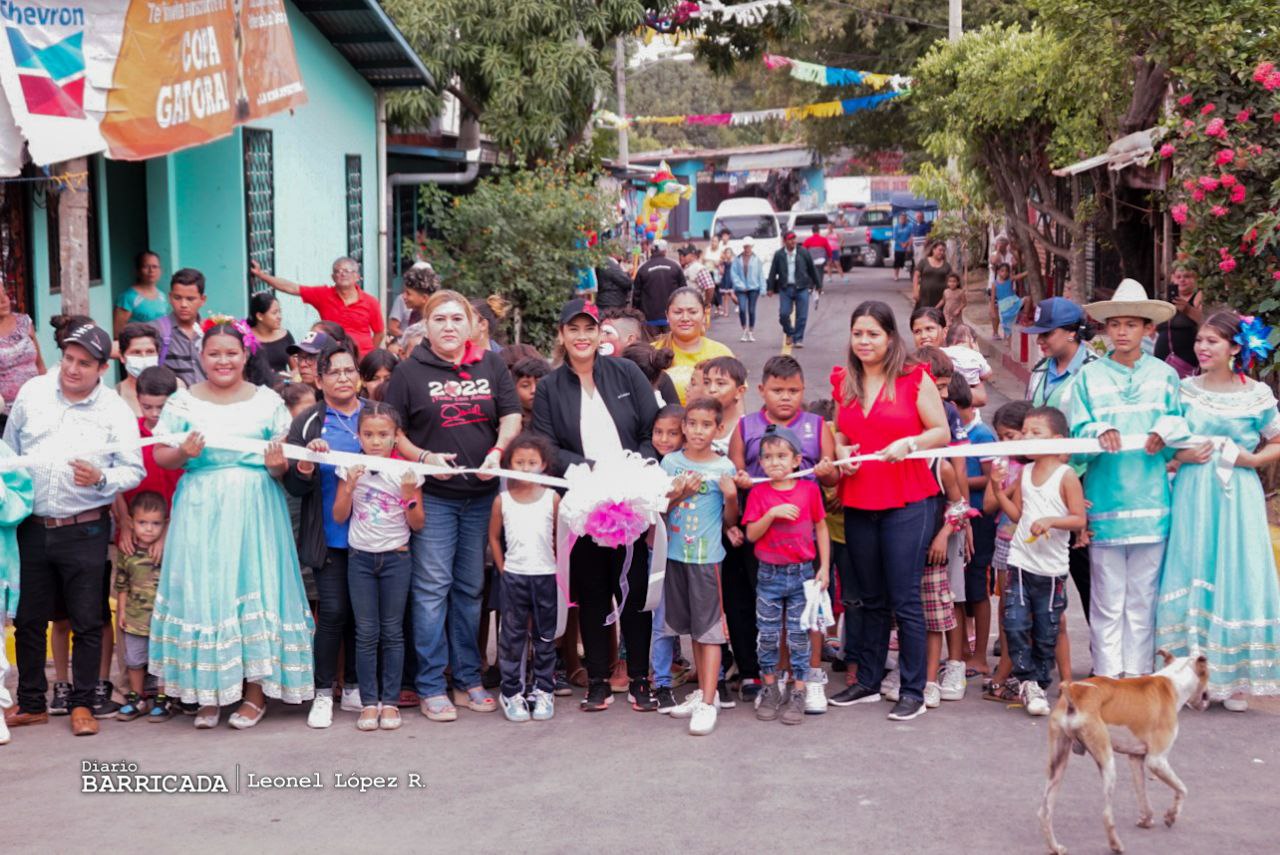 Nuevas calles benefician a 7 mil pobladores del barrio Hilario Sánchez