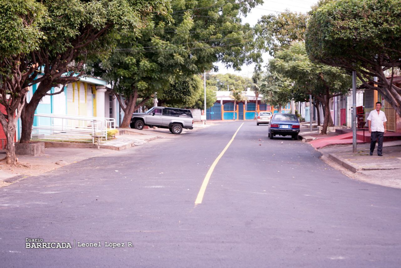 Nuevas calles recarpeteadas en el barrio Linda Vista Norte