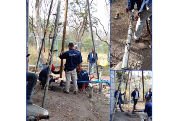 Rehabilitan pozo de agua potable en San Lorenzo