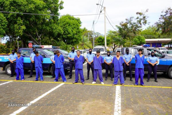 25 delincuentes son capturados en Nicaragua