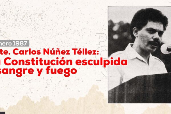 Cmdte. Carlos Núñez Téllez: una Constitución esculpida en sangre y fuego