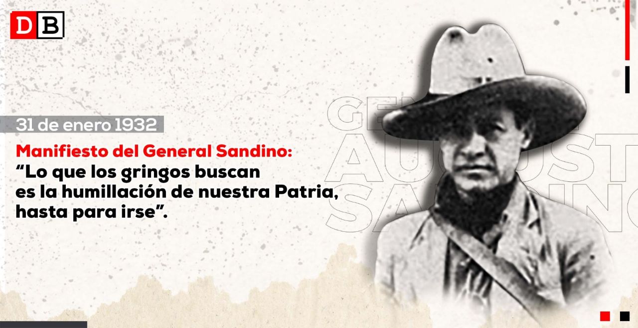 Manifiesto del General Sandino a los compatriotas nicaragüenses, enero de 1932