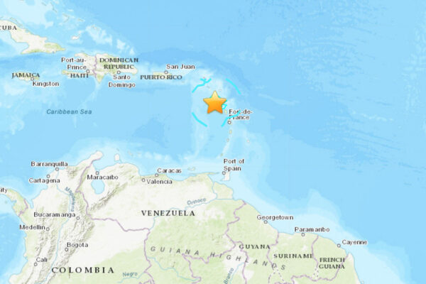 Sismo de 6,2 se registra en isla caribeña de Guadalupe
