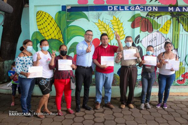 Más de 1 millón de córdobas desembolsados para familias del corredor seco de Managua