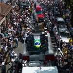 El último adiós a Pelé en Brasil
