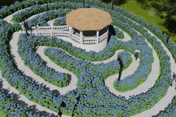 Construyen Parque Mil Flores en El Crucero