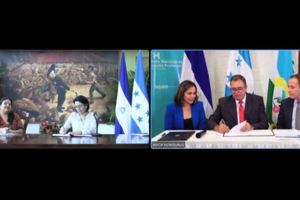 Nicaragua y Honduras fortalecen colaboración en formación profesional y técnica