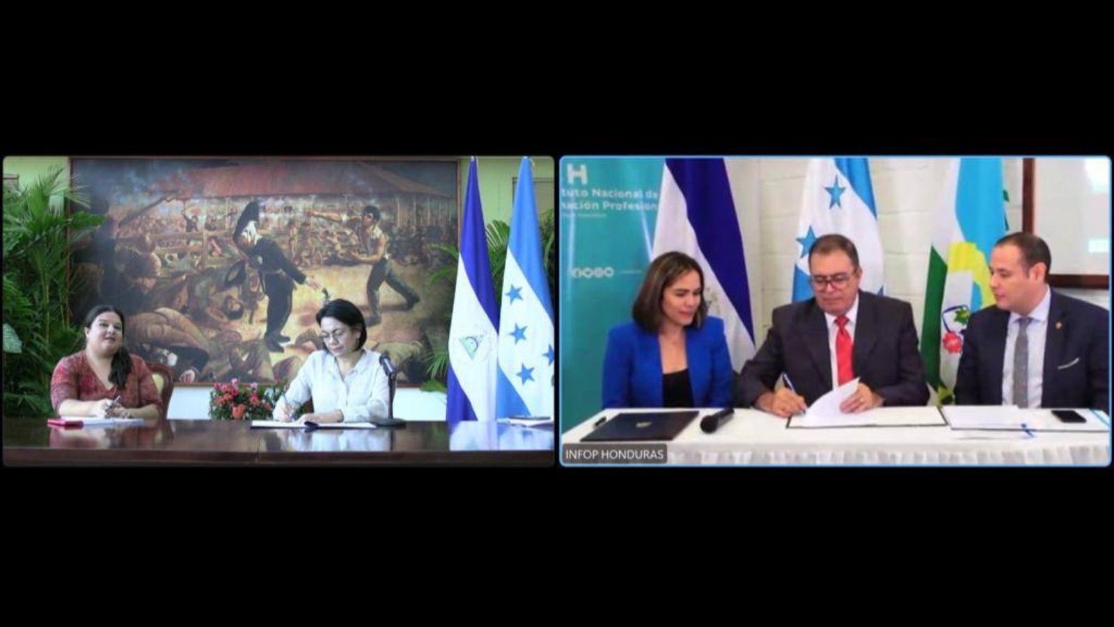 Nicaragua y Honduras fortalecen colaboración en formación profesional y técnica