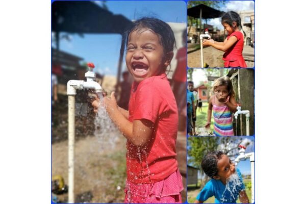 Obras de agua potable se inauguran en la comunidad de Sisin