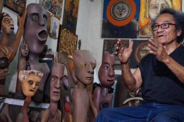 Miguel Abarca, artista plástico con más de 50 años de experiencia