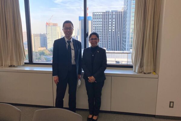 Nicaragua efectúa visita de cortesía a director de METI Tokio