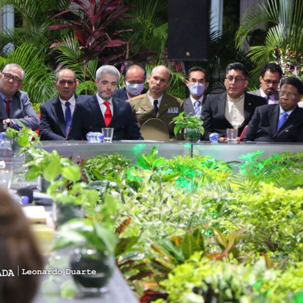 Foto de Entrega de cartas credenciales al presidente, Comandante Daniel Ortega