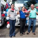 Entregan buses a escuelas de educación especial de Nicaragua