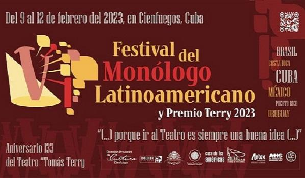 Artistas latinos subirán a escena del Festival del Monólogo en Cuba