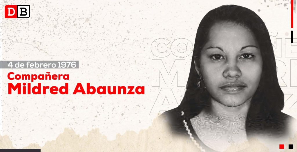 Mildred Abaunza militante sandinista
