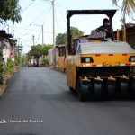 Barrio Memorial Sandino tendrá 15 nuevas calles con revestimiento asfáltico