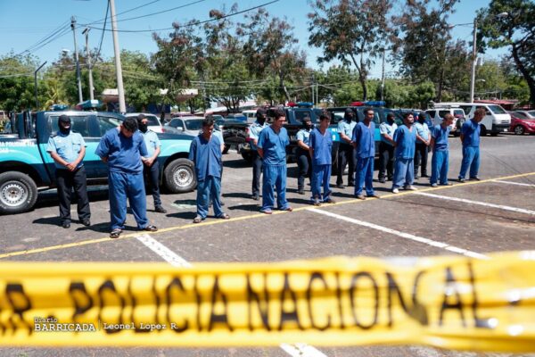 40 delincuentes son capturados por la policía nicaragüense