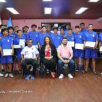 Entregan zapatos deportivos a jugadores U20 del Managua FC