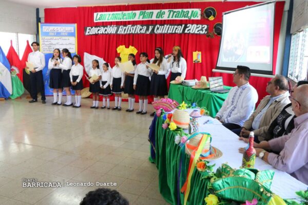 Potenciarán habilidades artísticas de estudiantes nicaragüenses mediante plan nacional 2023