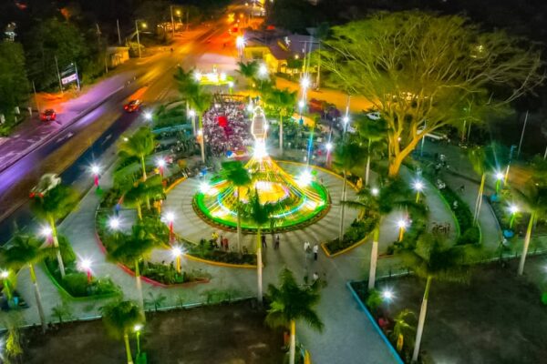 Plaza Sandino embellece la ciudad de Nagarote
