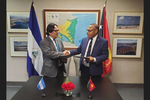 Nicaragua establece relaciones diplomáticas con Papúa Nueva Guinea