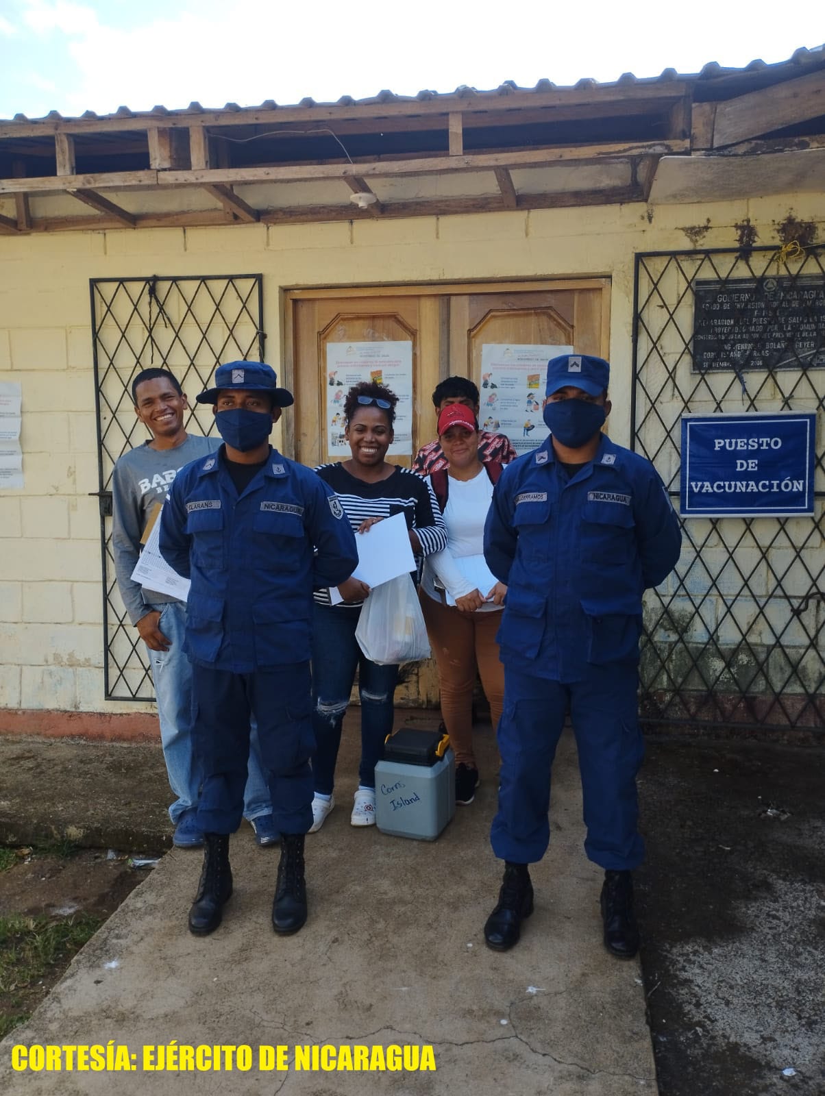 Fuerza Naval participa en jornada de abatizacion en Little Corn Island