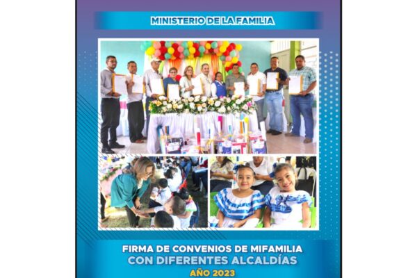 Alcaldías firman convenios con MIFAM