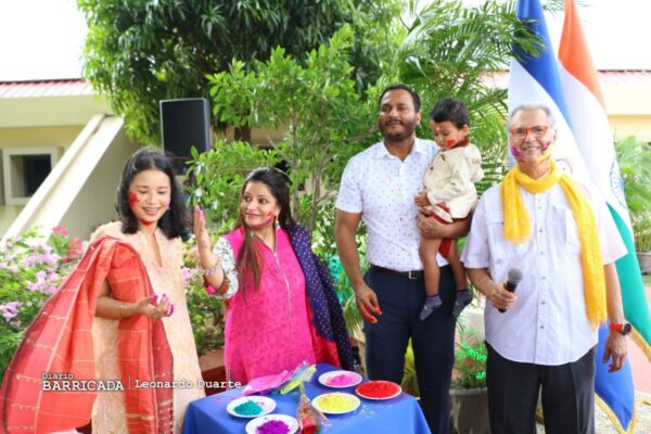 Festival Holi se celebra por primera vez en Nicaragua