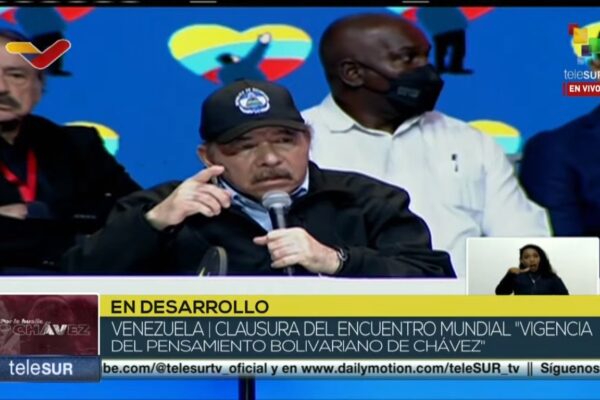 Comandante Daniel Ortega: Chávez es la síntesis de las luchas del pueblo venezolano  