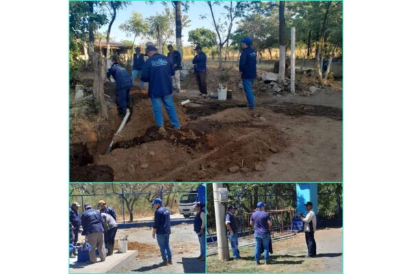 Casi listo el mejoramiento del servicio de agua en comunidad de San Rafael del Sur