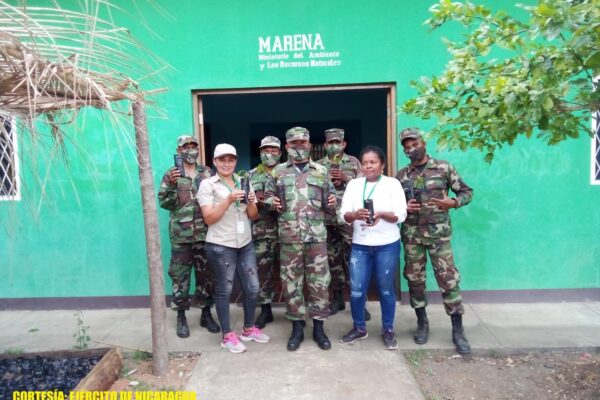 Ejército de Nicaragua firma convenio de cooperación con MARENA