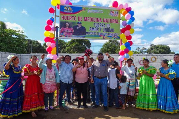 Familias de Masaya disfrutarán de Huerto Medicinal gratuito en el mercado Ernesto Fernández
